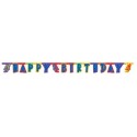 Colorful Jointed Happy Birthday Banner